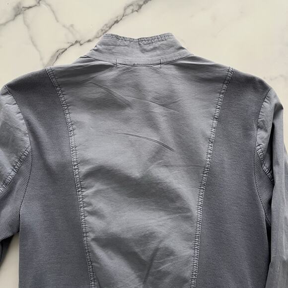 XCVI Wearables Fiore Jacket Dress Riverdale Blue Size M Outdoor Utility Coastal - Picture 6 of 9